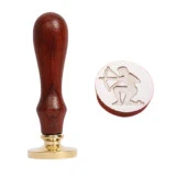 Mektup Damga Mühürü Yay Burcu + 30 Mühür Mumu + Eritme Kaşığı thumbnail 10