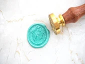 Mektup Damga Mühürü Dünya Haritası + 30 Mühür Mumu + Eritme Kaşığı thumbnail 9