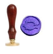 Mektup Damga Mühürü Balık Burcu + 30 Mühür Mumu + Eritme Kaşığı thumbnail 9