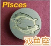 Mektup Damga Mühürü Balık Burcu + 30 Mühür Mumu + Eritme Kaşığı - 12