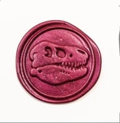 Mektup Damga Mühürü Dinazor Kafatası + 30 Mühür Mumu + Kaşık thumbnail 12