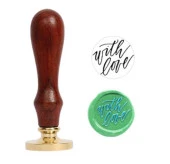 Mektup Damga Mühürü With Love + 30 Mühür Mumu + Eritme Kaşığı thumbnail 9