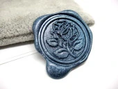 Mektup Damga Mühürü Elegant Rose + 30 Mühür Mumu + Eritme Kaşığı thumbnail 9