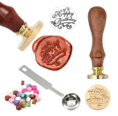 Mektup Damga Mühürü Happy Birthday + 30 Mühür Mumu + Eritme Kaşığı thumbnail 1