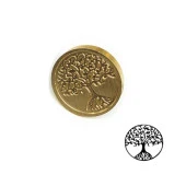 Mektup Damga Mühürü Hayat Ağacı + 30 Mühür Mumu + Metal Kaşık thumbnail 6