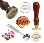 Mektup Damga Mühürü Love Aşk + 30 Mühür Mumu + Eritme Kaşığı thumbnail 1