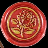 Mektup Damga Mühürü Elegant Rose + 30 Mühür Mumu + Eritme Kaşığı thumbnail 12