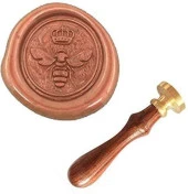 Mektup Damga Mühürü Taç & Arı + 30 Mühür Mumu + Eritme Kaşığı thumbnail 6