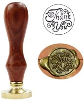 Mektup Damga Mühürü Thank You + 30 Mühür Mumu + Eritme Kaşığı thumbnail 10