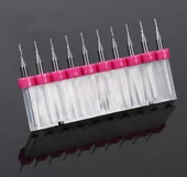 Tungsten Karbür PCB Kesme CNC Freze Ahşap İşleme 0.8mm 10 Adet - 12