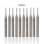 Tungsten Karbür PCB Kesme CNC Freze Ahşap İşleme 1.2mm 10 Adet thumbnail 1
