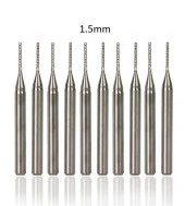 Tungsten Karbür PCB Kesme CNC Freze Ahşap İşleme 1.5mm 10 Adet - 1