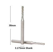 Tungsten Karbür PCB Kesme CNC Freze Ahşap İşleme 1.6mm 10 Adet - 10