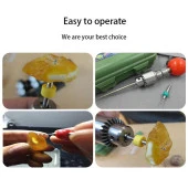 Mikro Karbür PCB Matkap Ucu Metal CNC Sondaj 10lu Set 1.35mm thumbnail 3