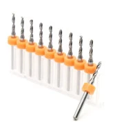 Mikro Karbür PCB Matkap Ucu Metal CNC Sondaj 10lu Set 2.45mm thumbnail 4