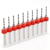 Mikro Karbür PCB Matkap Ucu Metal CNC Sondaj 10lu Set 2.65mm thumbnail 4