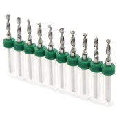 Mikro Karbür PCB Matkap Ucu Metal CNC Sondaj 10lu Set 2.95mm thumbnail 2
