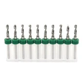Mikro Karbür PCB Matkap Ucu Metal CNC Sondaj 10lu Set 2.95mm thumbnail 3