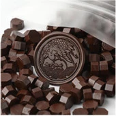 Mühür Mumu 50 Davetiye İçin 150 Boncuk Model: 69 Bitter Çikolata thumbnail 1