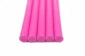 Mühür Mumu Simli Çubuk Sıcak Tutkal 7mm x 18cm 5 li Pembe Renk thumbnail 1