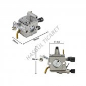 Hsgl Motorlu Tırpan Stıhl FS450/480 Karbüratör Sırt Ve Yan Modeller - 3