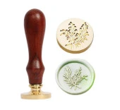 Mektup Damga Mühürü Botanik + 30 Mühür Mumu + Eritme Kaşığı thumbnail 9