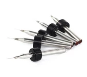 PCB Mikro Karbür CNC Matkap Ucu 10lu Set 0,25mm Tungsten 18 Shank thumbnail 3