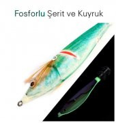PROFISHER Kalamar Sahtesi 10.5cm 9gr Elbiseli Fosforlu Sert Yem - 8