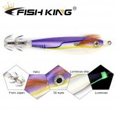 PROFISHER Kalamar Sahtesi 10cm 10gr Fosforlu Elbiseli Sert Yem thumbnail 11