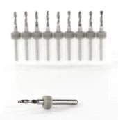 PCB Mikro Karbür CNC Matkap Ucu 10lu Set 2,40mm Tungsten 18 Shank - 2