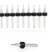 PCB Mikro Karbür CNC Matkap Ucu 10lu Set 0,275mm Tungsten 18 Shank - 2