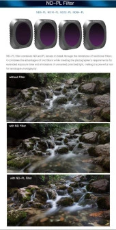 DJI Mavic 2 Pro Kamera Lens Filtre Nötr Yoğunluk Polarize ND64PL thumbnail 7