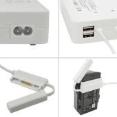 DJI Mavic Air 6 in 1 Çoklu Hızlı Pil Şarj Cihazı 2 USB Çıkışlı thumbnail 12