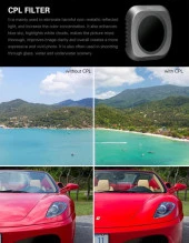 DJI Mavic 2 Pro Kamera Lens Filtresi 3 lü Set MUCV CPL ND8 - 10