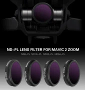 DJI Mavic 2 Zoom Lens Filtre 4 lü Set ND8PL ND16PL ND32PL ND64PL - 7