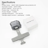 DJI Mavic Mini Silikon Pervane Tutucu Kelepçe & Lens Koruma Kapak thumbnail 10