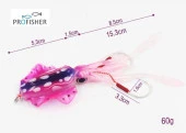 PROFISHER TPR Fosforlu Silikon Kalamar Sahte Yem 15,3cm 60gr 1046 thumbnail 3
