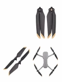 DJI Mavic Air 2 Düşük Gürültü Rervane 7238F 1 çift 2 adet CW+CCW - 3