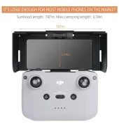 DJI Mavic Air 2 Cep Telefonu Gölgelik Manyetik Katlanır Güneşlik thumbnail 3