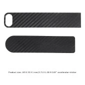 M365/Pro Elektrikli Scooter için Panel ve Gaz Karbon Desen Film thumbnail 7