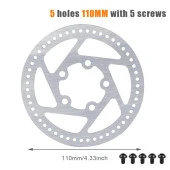 M365 Elektrikli Scooter İçin Arka Teker Fren Diski 110mm 5 Delik - 4
