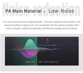 DJI Mavic Pro LED Flaş Işıklı Düşük Gürültülü Gece Uçuş Pervanesi thumbnail 9