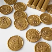 Mühür Mumu Çubuk Sıcak Tutkal 7mm x 20cm 6 lı Metalik Gold - 7