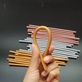 Mühür Mumu Çubuk Sıcak Tutkal 7mm x 20cm 6 lı Metalik Gold - 10
