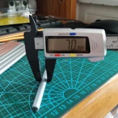 Mühür Mumu Çubuk Sıcak Tutkal 7mm x 20cm 6 lı Metalik Pastel Mavi thumbnail 5