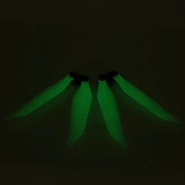 DJI Mavic Pro/Platinum Fosforlu Gece Uçuş Düşük Gürültü Pervane Set 1xCW 1xCCW thumbnail 6