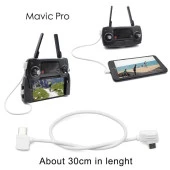 DJI Mavic Pro Tip-C Veri Kablosu 30 cm Tablet ve Telefonlar İçin Beyaz Renk thumbnail 11