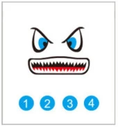 DJI Mavic Pro KuşKaçıran MaviKöpekbalığı Göz Çıkartma Model6 thumbnail 1