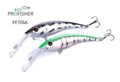 PROFISHER 2 Renk Set 2 Kanca Sahte Balık Yem 15,6 gr 12 cm Long Jaw A thumbnail 1