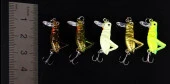 PROFISHER 5 Renk Set 1 Kanca Sahte Yem 3 gr 4 cm Grasshopper - 8